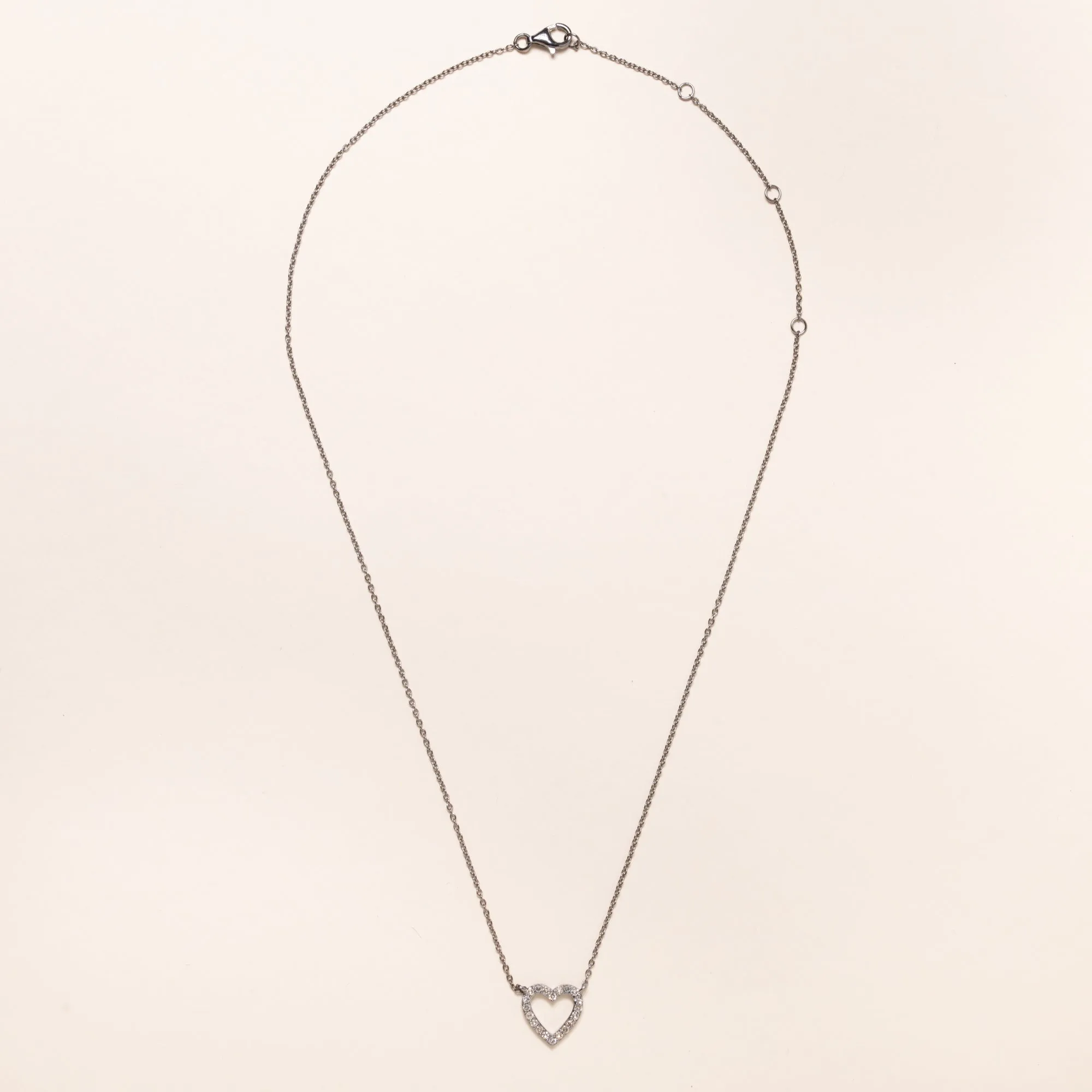 Silver Heart Chain